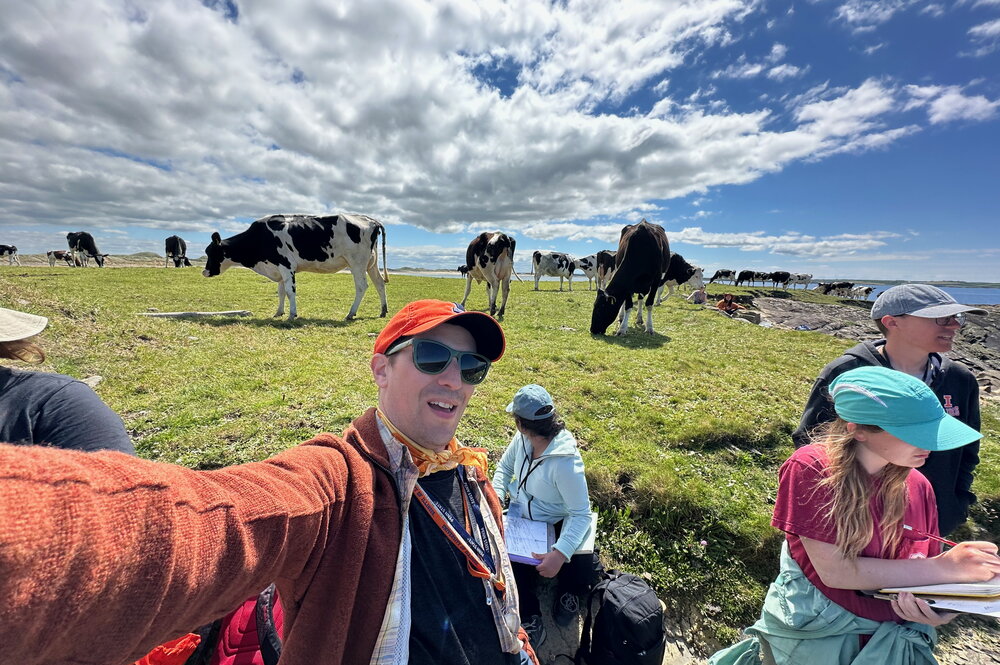 Dr. Max Christie in the Field