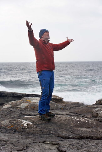 Students on a geology trip