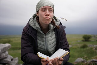 Students on a geology trip