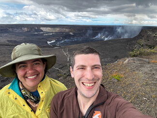 Students on a geology trip