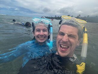 Students on a geology trip