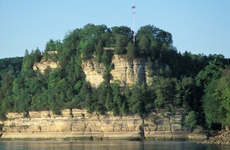 View of Starved Rock at Starved Rock State Park