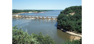 View of the Dam from the top of Starved Rock