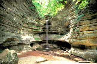 Waterfall at Matthiessen State Park