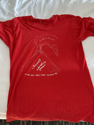 A red t-shirt