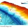Subduction of the Juan Fernandez Ridge crest