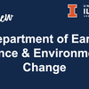The new Department of Earth Science & Environmental Change